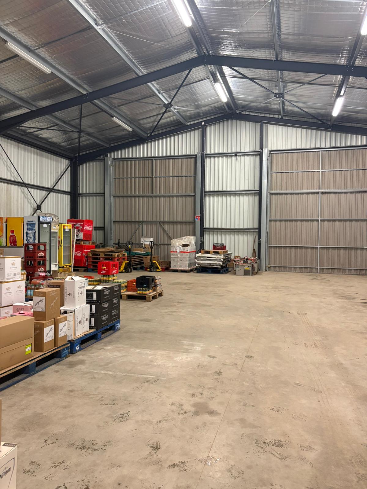 Avant - Installation de rack à palettes dans les Landes (40)