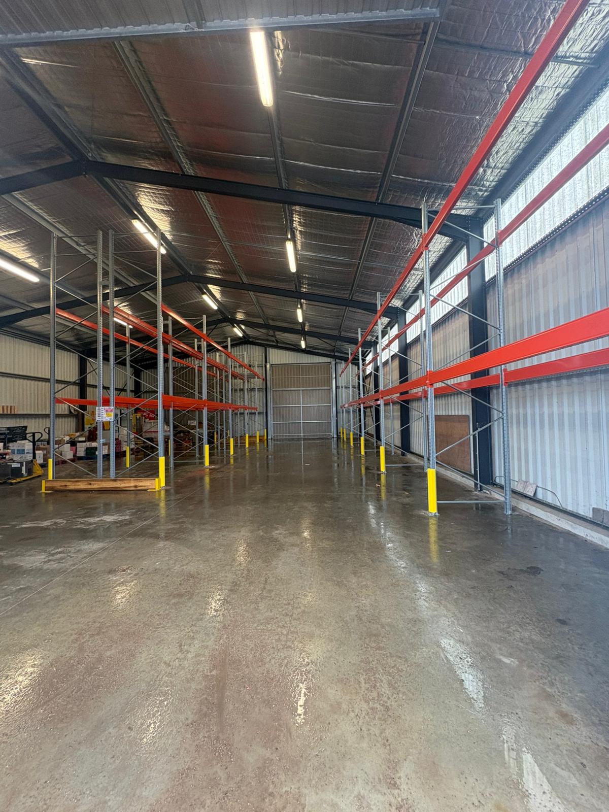 Après - Installation de rack à palettes dans les Landes