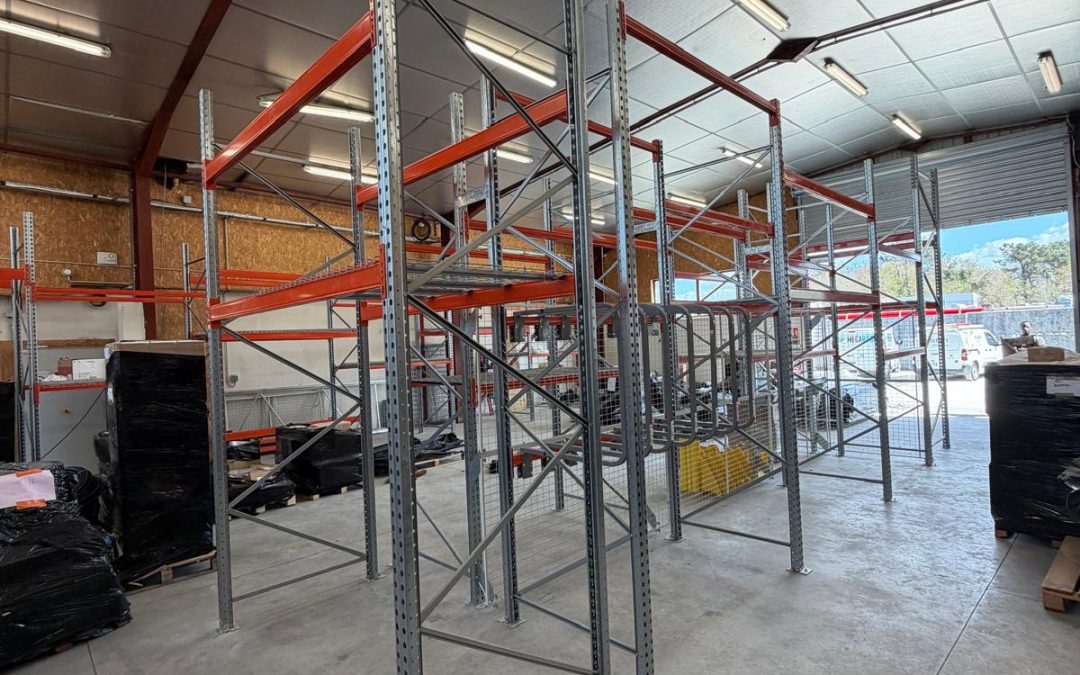 Installation de racks a palettes à Anglet (64)